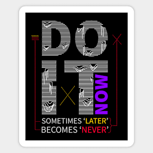 motivational quote visual graphic Magnet